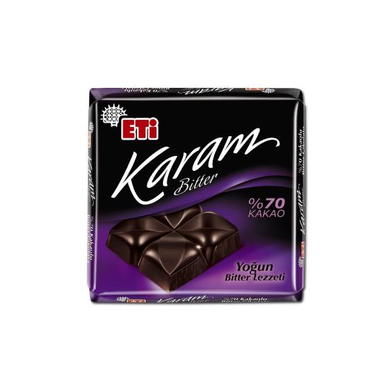 Eti Karam %70 Kakaolu Bitter Çikolata 60 G